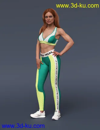 3D打印模型S3D Fitness Freak Textures for Fitness Clothes的图片