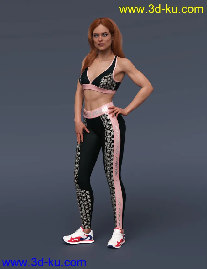 S3D Fitness Freak Textures for Fitness Clothes模型的图片4