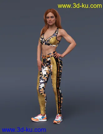 3D打印模型S3D Fitness Freak Textures for Fitness Clothes的图片
