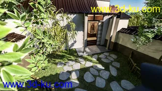 3D打印模型Samurai's House的图片