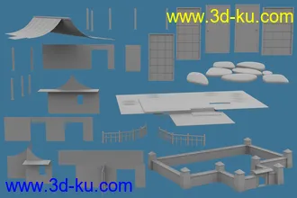 3D打印模型Samurai's House的图片