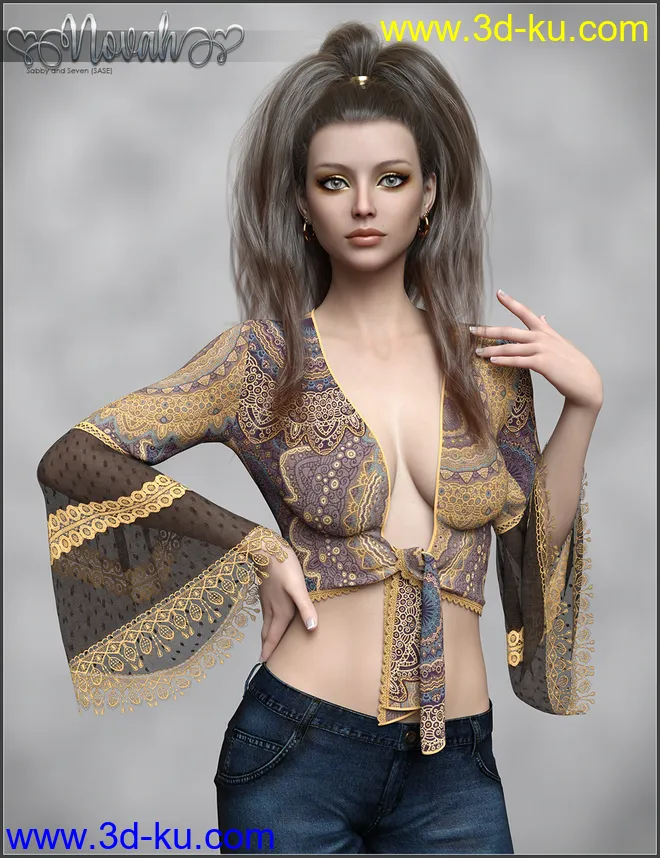 SASE Novah for Genesis 8 and 8.1 Female模型的图片1