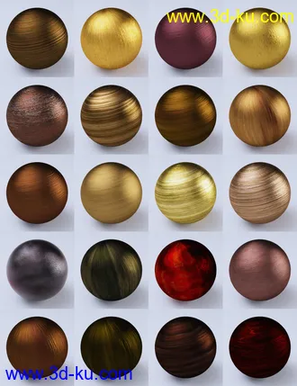 3D打印模型Satiny Wood Iray Shaders的图片