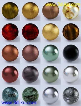 3D打印模型Satiny Wood Iray Shaders的图片