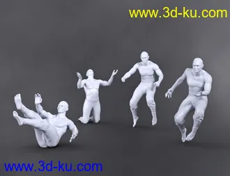 3D打印模型SBibb Cursed Merman Poses and Expressions for Zale 8.1的图片