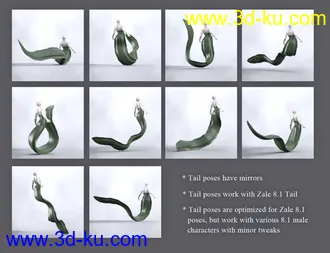 3D打印模型SBibb Cursed Merman Poses and Expressions for Zale 8.1的图片