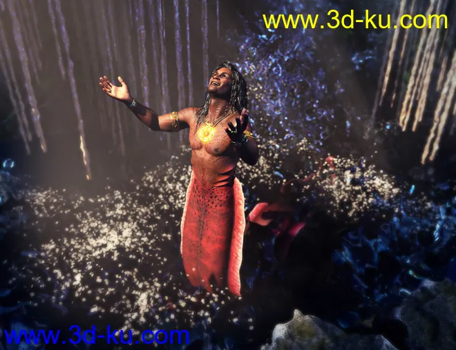 SBibb Cursed Merman Poses and Expressions for Zale 8.1模型的图片13