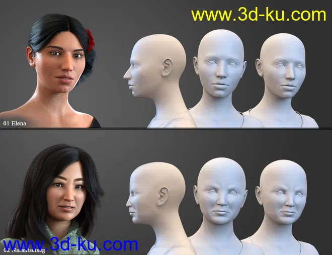SBibb Diverse World Vol 2 for 200 Plus for Genesis 8 Female模型的图片3