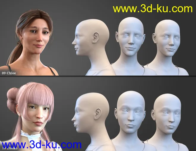 SBibb Diverse World Vol 2 for 200 Plus for Genesis 8 Female模型的图片7