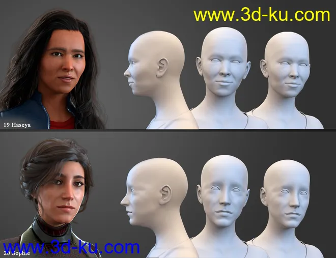 SBibb Diverse World Vol 2 for 200 Plus for Genesis 8 Female模型的图片12