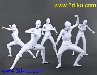 3D打印模型SBibb Taiko Props and Poses for Genesis 8 and 8.1的图片