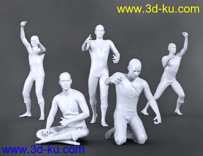 SBibb Taiko Props and Poses for Genesis 8 and 8.1模型的图片10