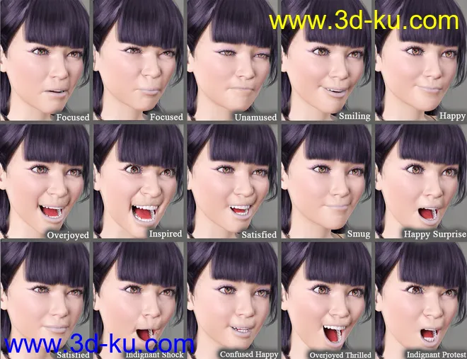 SBibb Taiko Props and Poses for Genesis 8 and 8.1模型的图片13