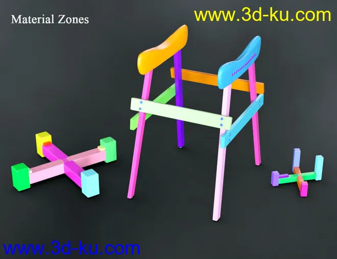 SBibb Taiko Props and Poses for Genesis 8 and 8.1模型的图片20