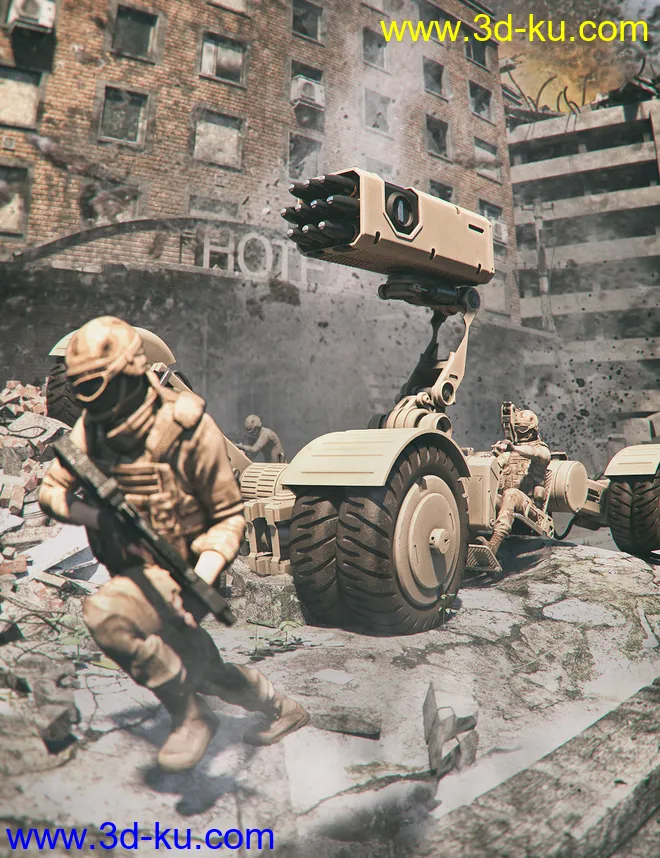Sci-fi 4X4模型的图片1