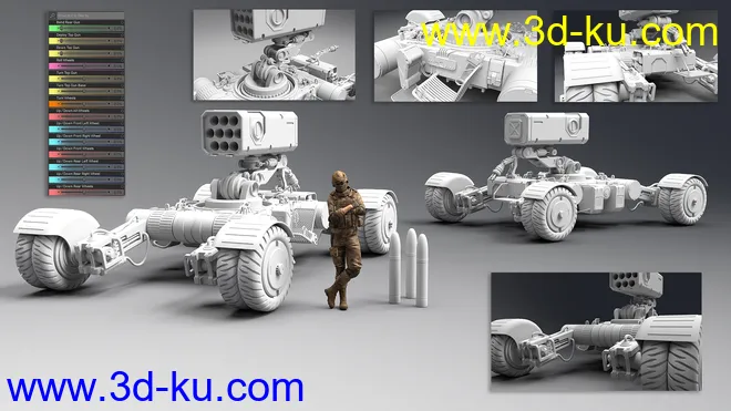 Sci-fi 4X4模型的图片4
