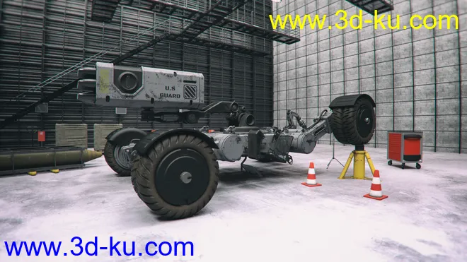 Sci-fi 4X4 Textures Set模型的图片4