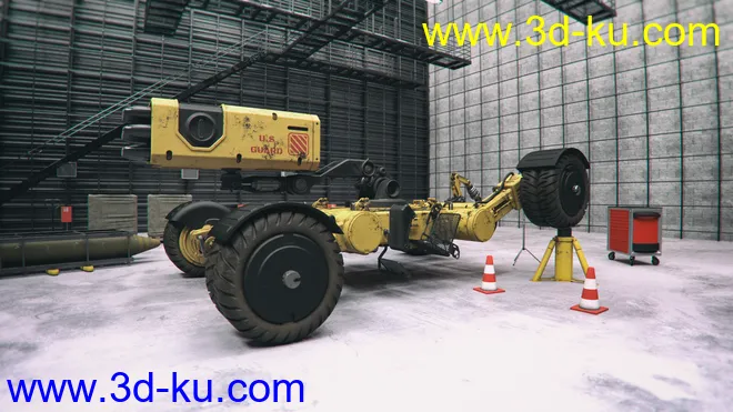 Sci-fi 4X4 Textures Set模型的图片5