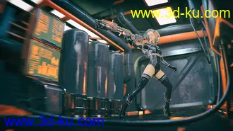 3D打印模型Sci-Fi Corridor Vignette的图片