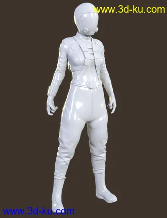 3D打印模型Sci-Fi Gravity Suit Outfit for Genesis 8 and 8.1 Females的图片