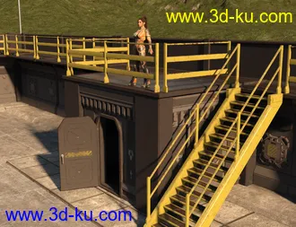 3D打印模型Sci-Fi Perimeter Walls的图片