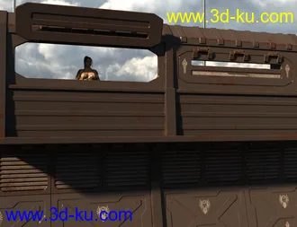 3D打印模型Sci-Fi Perimeter Walls的图片