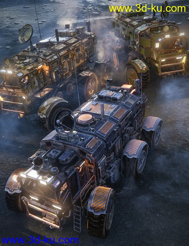 Sci-fi Rover Titan Loyal Cross模型的图片1