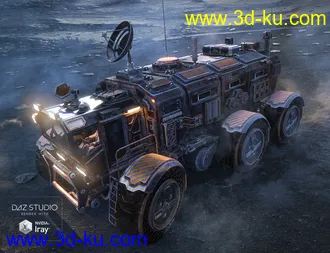 3D打印模型Sci-fi Rover Titan Loyal Cross的图片