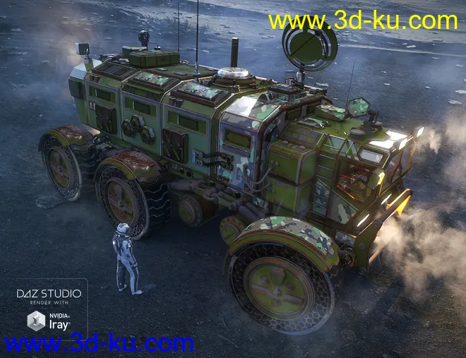 Sci-fi Rover Titan Loyal Cross模型的图片3