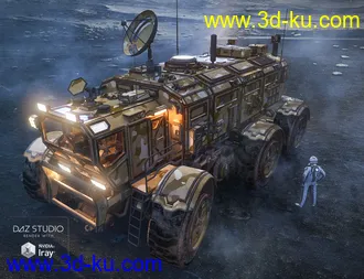 3D打印模型Sci-fi Rover Titan Loyal Cross的图片
