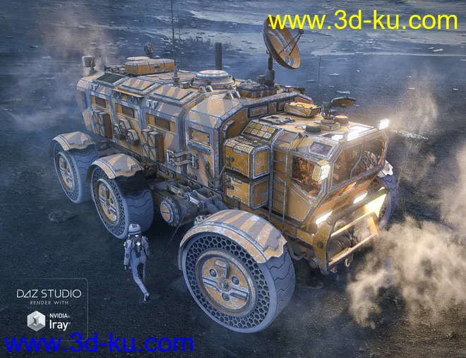 Sci-fi Rover Titan Loyal Cross模型的图片5