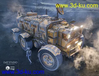 3D打印模型Sci-fi Rover Titan Loyal Cross的图片