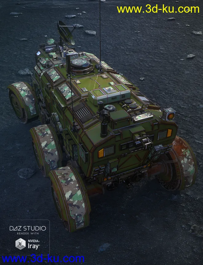 Sci-fi Rover Titan Loyal Cross模型的图片7