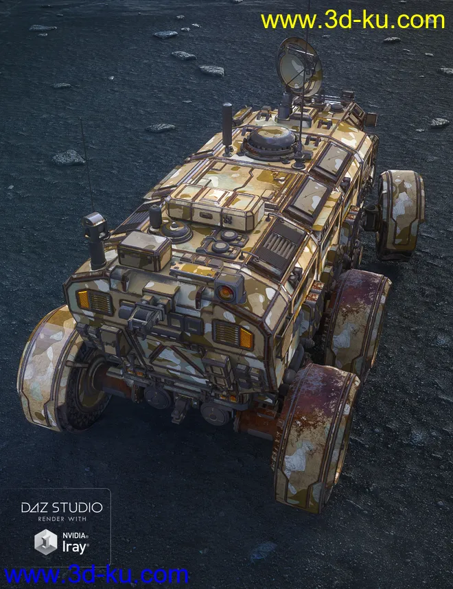 Sci-fi Rover Titan Loyal Cross模型的图片8