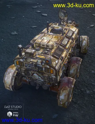 3D打印模型Sci-fi Rover Titan Loyal Cross的图片