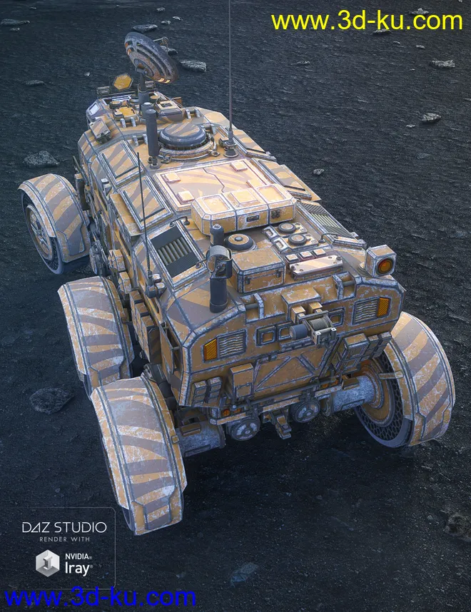 Sci-fi Rover Titan Loyal Cross模型的图片9