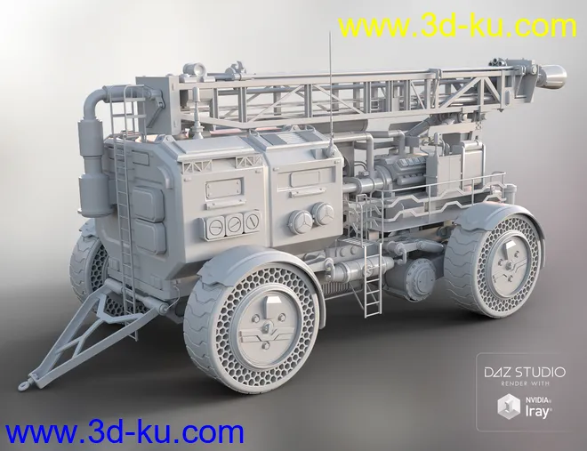 Sci-fi Rover trailer模型的图片10