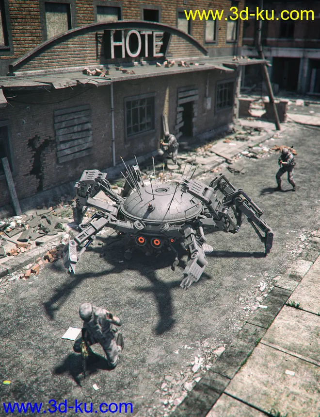 Sci-fi Spider模型的图片1