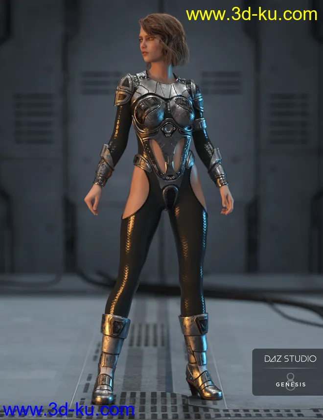 Sci-fi Suit for Genesis 8 Females模型的图片2