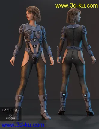 3D打印模型Sci-fi Suit for Genesis 8 Females的图片