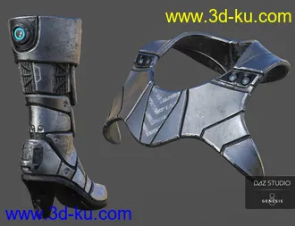 3D打印模型Sci-fi Suit for Genesis 8 Females的图片