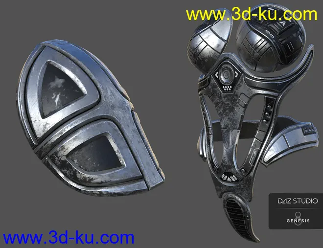 Sci-fi Suit for Genesis 8 Females模型的图片10