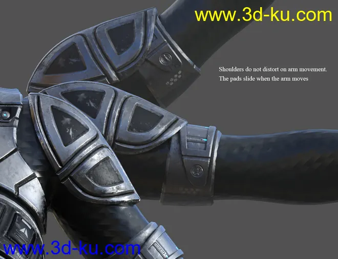 Sci-fi Suit for Genesis 8 Females模型的图片11