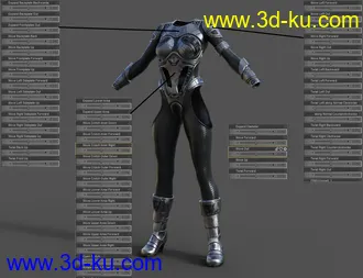3D打印模型Sci-fi Suit for Genesis 8 Females的图片
