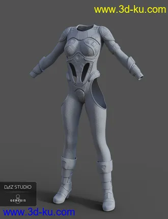 3D打印模型Sci-fi Suit for Genesis 8 Females的图片