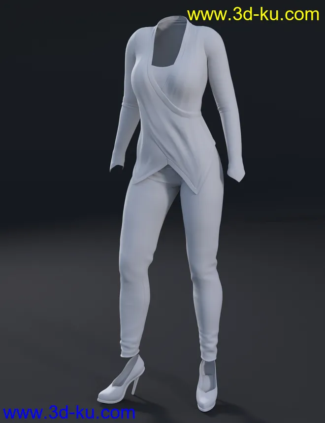 Seija Outfit for Genesis 8 Female(s)模型的图片2