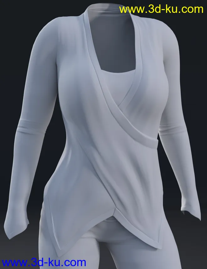Seija Outfit for Genesis 8 Female(s)模型的图片4