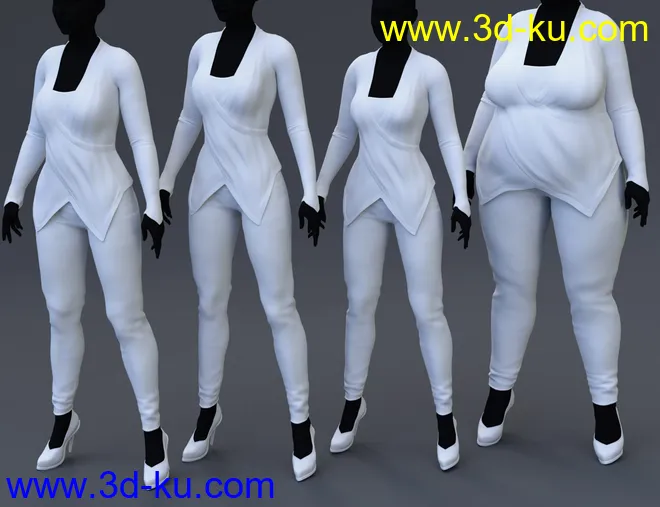 Seija Outfit for Genesis 8 Female(s)模型的图片6