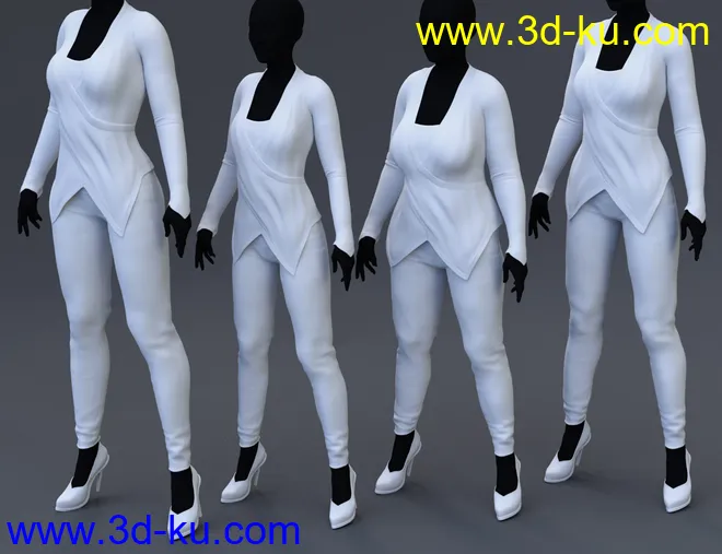 Seija Outfit for Genesis 8 Female(s)模型的图片7