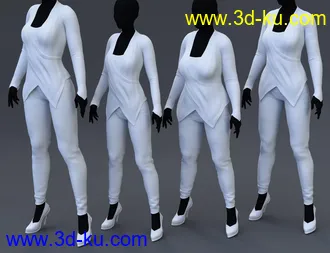 3D打印模型Seija Outfit for Genesis 8 Female(s)的图片